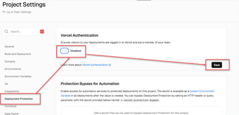 Deployment Protection
