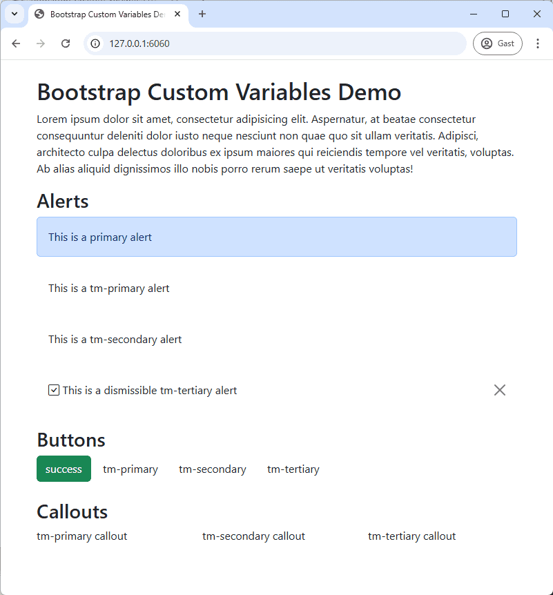 Custom Theme Colors