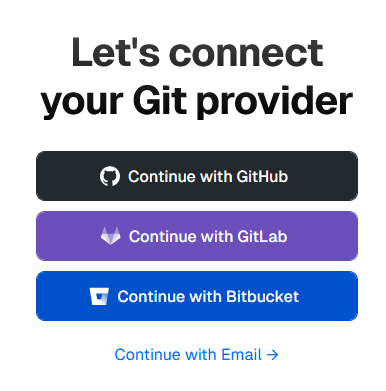 Choose Github